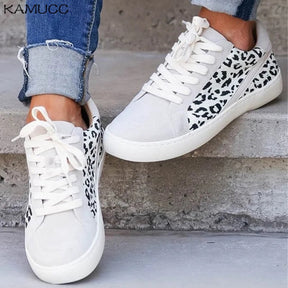 Tênis Feminino Casual Leopardo